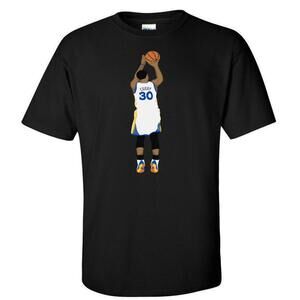 Black Steph Curry Golden State Warriors Curry Pic Jersey T-Shirt Shirt